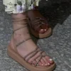 cross jewelry sandal