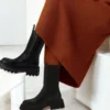 Long chelsea boots